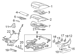 SEATS & TRACKS. DRIVER SEAT COMPONENTS.