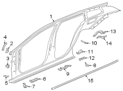 Image of Fender Bracket (Front, Upper) image for your 2021 GMC Sierra 2500 HD  SLT Extended Cab Pickup Fleetside 