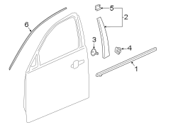 Door Reveal Molding (Front, Upper)