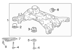 REAR SUSPENSION. SUSPENSION MOUNTING.