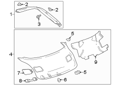 Liftgate Trim (Upper)