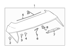 Image of Spoiler (Rear) image for your 2013 Chevrolet Silverado   