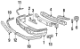 FRONT BUMPER. BUMPER & COMPONENTS.