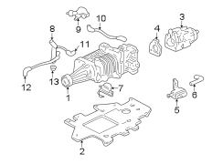 ENGINE / TRANSAXLE. SUPERCHARGER & COMPONENTS.