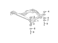 FRONT SUSPENSION. SUSPENSION MOUNTING.