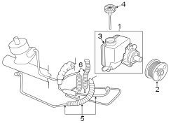 STEERING GEAR & LINKAGE. PUMP & HOSES.