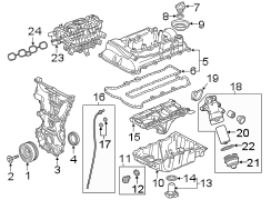 ENGINE / TRANSAXLE. ENGINE PARTS.