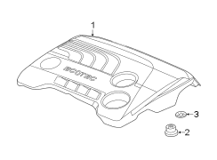 ENGINE / TRANSAXLE. ENGINE APPEARANCE COVER.