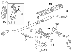 Exhaust system. Exhaust components.