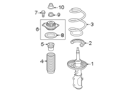 FRONT SUSPENSION. STRUTS & COMPONENTS.