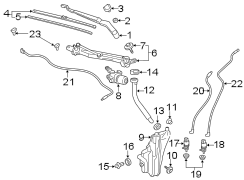 WINDSHIELD. WIPER & WASHER COMPONENTS.