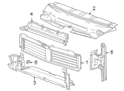 Seal - Radiator Air. (Upper)