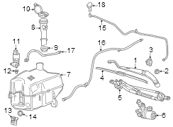 Image of Washer Fluid Level Sensor image for your 2012 Cadillac Escalade EXT   