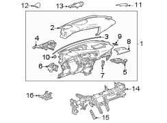 Dashboard Air Vent Trim