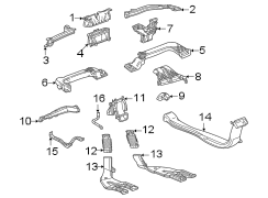 Image of HVAC Duct Adapter image for your 2023 Cadillac XT5 Livery Hearse  