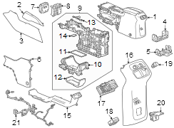 Carrier tray. Included with: Carrier. 