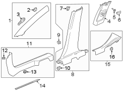 Door Sill Plate (Rear)