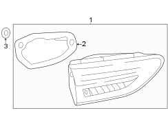 Rear lamps. Backup lamps.