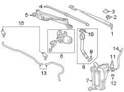 WINDSHIELD. WIPER & WASHER COMPONENTS.