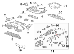 REAR BODY & FLOOR. FLOOR & RAILS.