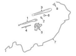 LIFT GATE. WIPER & WASHER COMPONENTS.