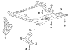 Front suspension. Suspension components.