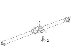 Rear suspension. Drive shaft.