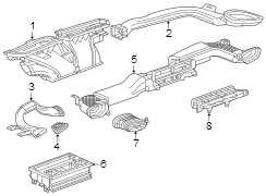 Instrument Panel Air Duct (Rear)