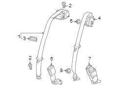 Seat Belt Lap and Shoulder Belt