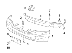 FRONT BUMPER. BUMPER & COMPONENTS.