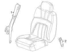 RESTRAINT SYSTEMS. FRONT SEAT BELTS.