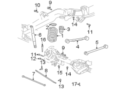 REAR SUSPENSION. SUSPENSION COMPONENTS.