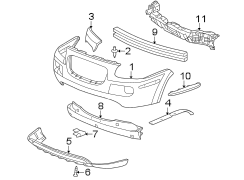 FRONT BUMPER. BUMPER & COMPONENTS.