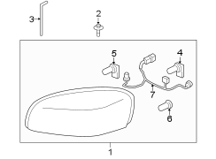 FRONT LAMPS. HEADLAMP COMPONENTS.