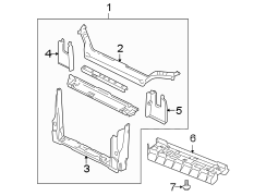 RADIATOR SUPPORT.