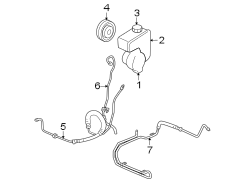 STEERING GEAR & LINKAGE. PUMP & HOSES.