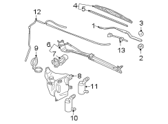 WINDSHIELD. WIPER & WASHER COMPONENTS.