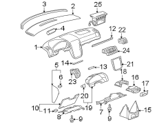 INSTRUMENT PANEL COMPONENTS.