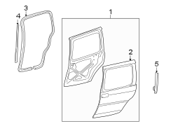 SIDE LOADING DOOR. DOOR & COMPONENTS.