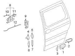 SIDE LOADING DOOR. LOCK & HARDWARE.