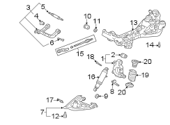 REAR SUSPENSION. SUSPENSION COMPONENTS.