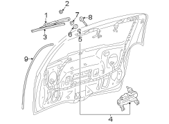 LIFT GATE. WIPER & WASHER COMPONENTS.