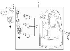 REAR LAMPS. TAIL LAMPS.