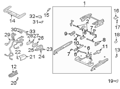 Seats & tracks. Tracks & components.