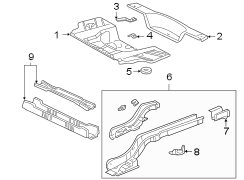 REAR BODY & FLOOR. FLOOR & RAILS.