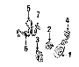 FRONT SUSPENSION. BRAKE COMPONENTS.