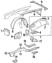 FENDER. STRUCTURAL COMPONENTS & RAILS.