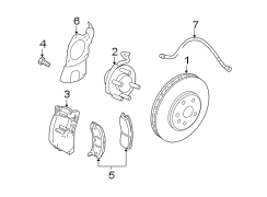 FRONT SUSPENSION. BRAKE COMPONENTS.