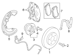 FRONT SUSPENSION. BRAKE COMPONENTS.