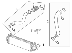 Image of Intercooler Pipe image for your Cadillac Escalade EXT  